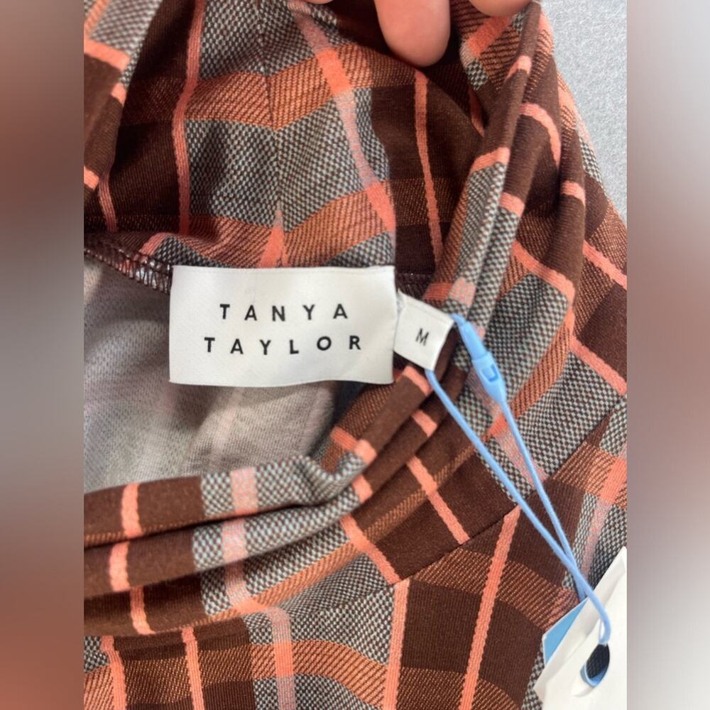 NWT Tanya Taylor Shelby Grid Print Organic Cotton Top Women’s Size Medium - Picture 2 of 16